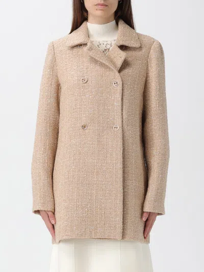 Twinset Coats Neutral In Neutral