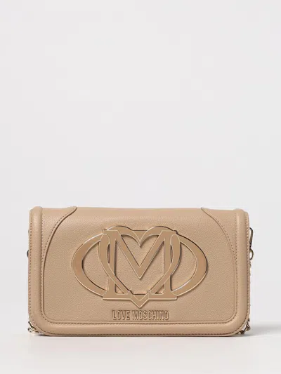 Love Moschino Crossbody Bag  Woman Color Beige In Sand