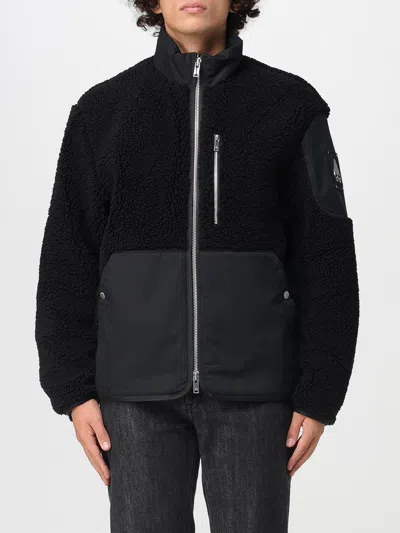 Moose Knuckles Down Jacket Frontal Zip Closure In Black