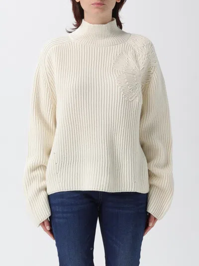 Liu •jo Sweater Liu Jo Woman Color White In Multi