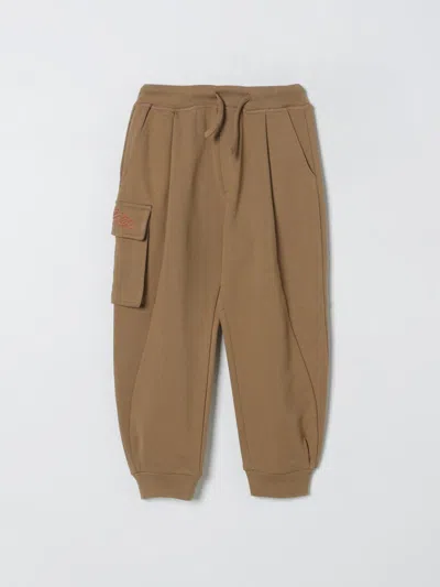 Dsquared2 Cotton Track Pants In Brown