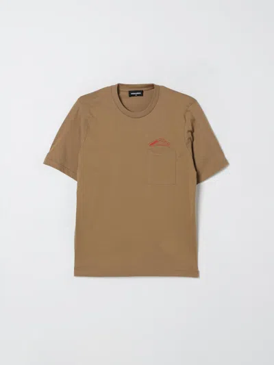 Dsquared2 T-shirt  Kids Color Camel In Brown