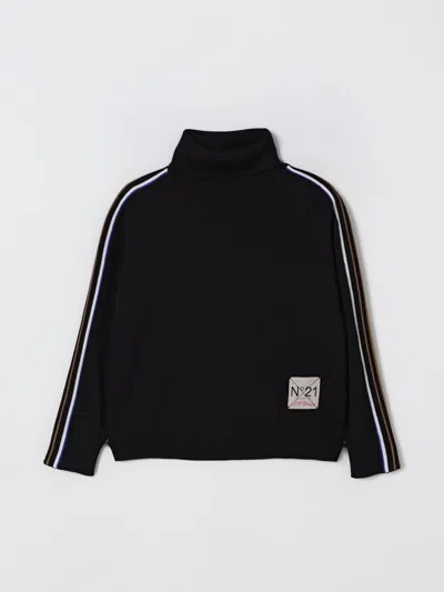 N°21 Sweater N° 21 Kids Color Black In Black