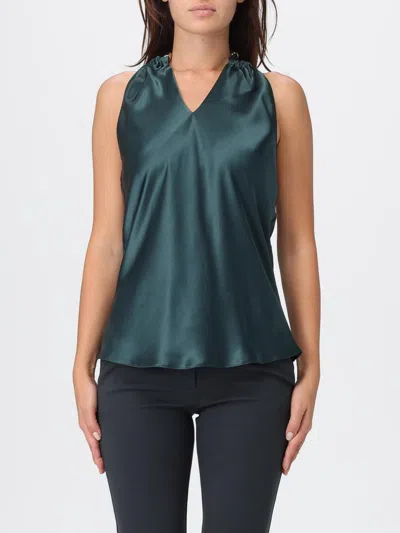 Pinko Top  Woman Color Green In Blue