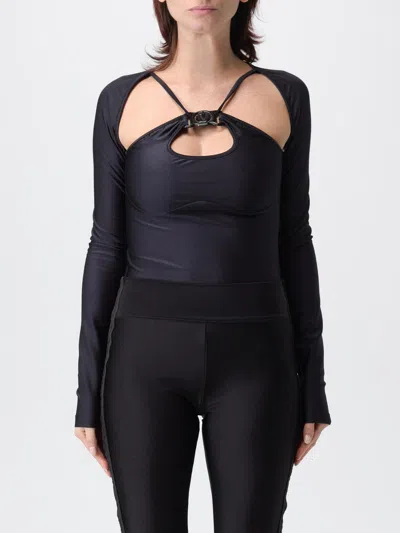 Versace Jeans Couture Top  Woman Color Black In Black