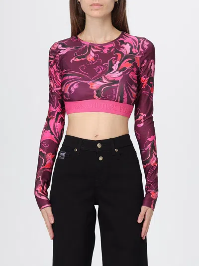 Versace Jeans Couture Top  Woman Color Violet In Purple