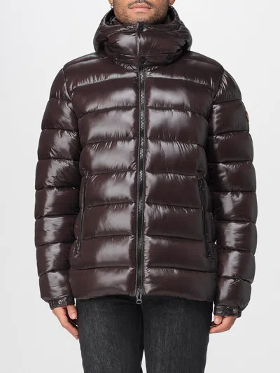 Save The Duck Jacket  Men Color Brown In Burgundy
