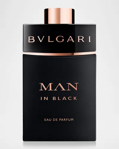 Bvlgari Man In Black 3.4 oz/ 100 ml Eau De Parfum Spray In Black