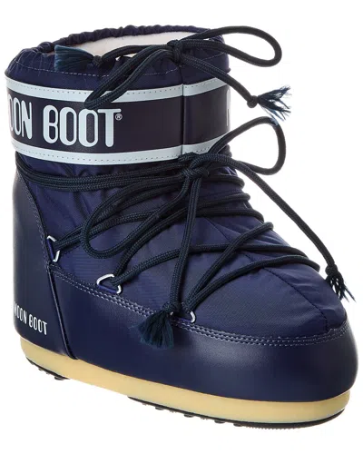 Moon Boot `icon Low Nylon` Boots In Blue
