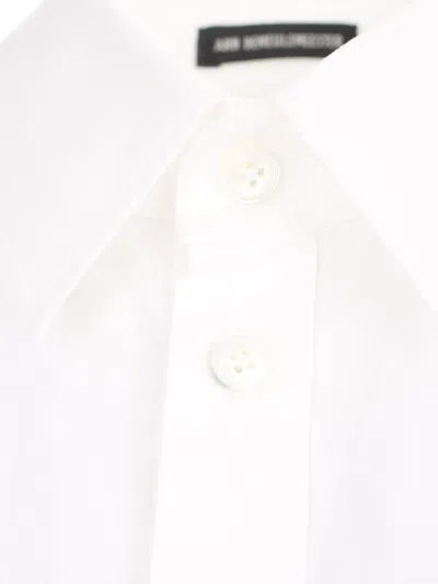 Ann Demeulemeester Maxi Shirt In White