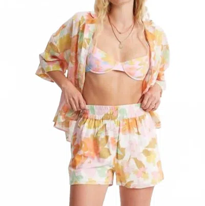 Billabong All Good Button-down Top In Multi In Multi