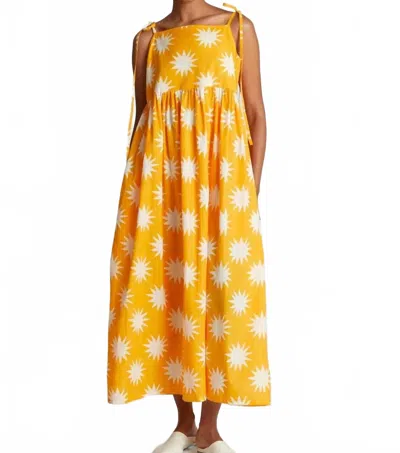 Compañía Fantástica Big Sun Dress In Yellow