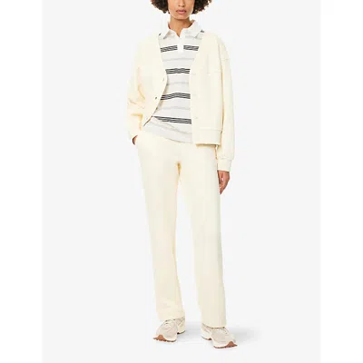 The Couture Club Womens Buttermilk Relaxed-fit Tapered-leg Cotton-blend Jogging Bottoms In Multi