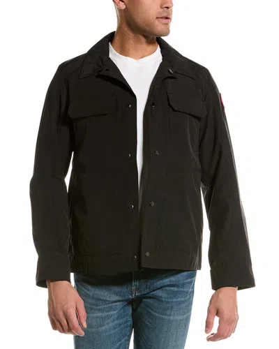 Canada Goose Burnaby Nylon Jacket In Black