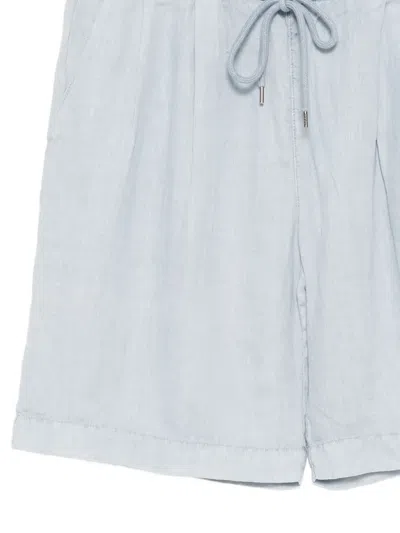 褶饰百慕大短裤