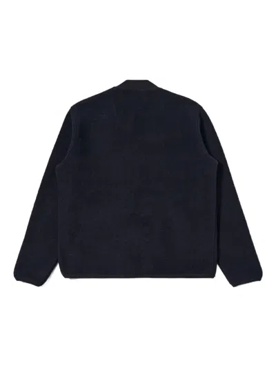 Universal Works Zip-front Bomber Jacket In Blue