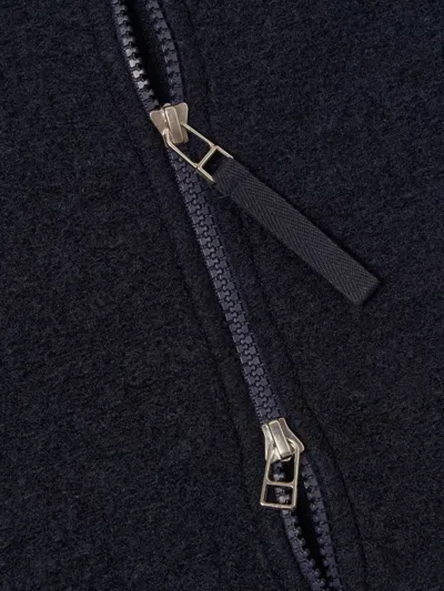 Universal Works Zip-front Bomber Jacket In Blue