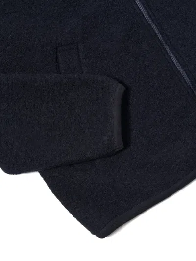 Universal Works Zip-front Bomber Jacket In Blue