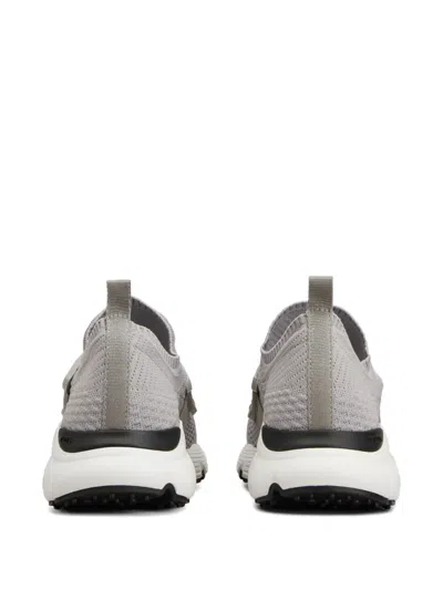 Tod's Breathable Grey Sneakers With Supportive Rubber Sole In Gray