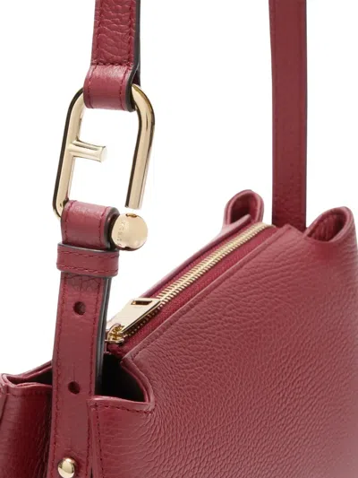 Furla Small Nuvola Cross Body Bag In Red