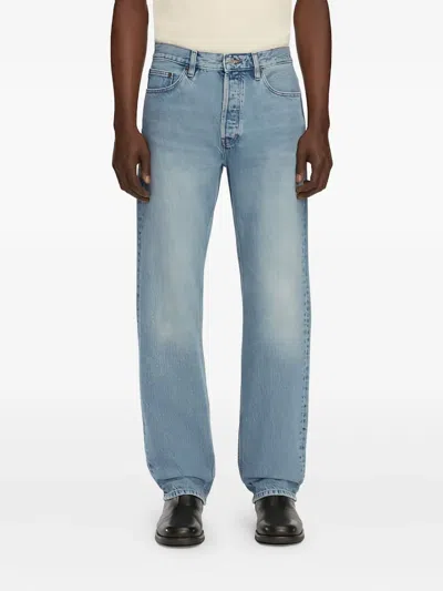 Frame Relaxed Straight Leg Jeans In Jefferson