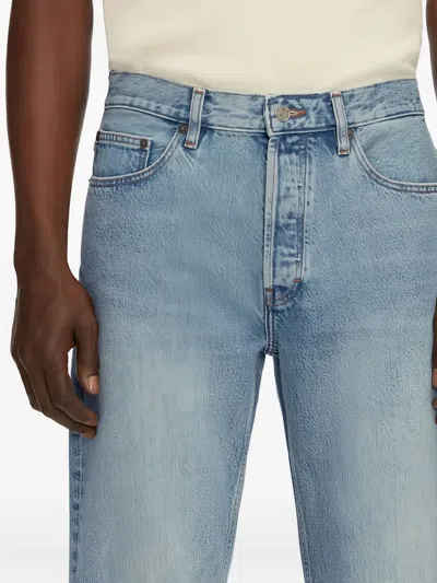 Frame Relaxed Straight Leg Jeans In Jefferson