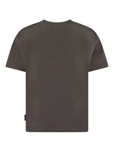 Palm Angels Snake Box Logo Regular Fit T-shirt In Green