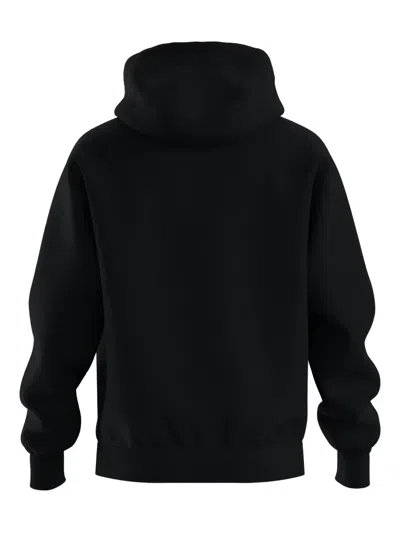 Hugo Boss Nogudi Long-sleeve Logo Graphic Hoodie In Black