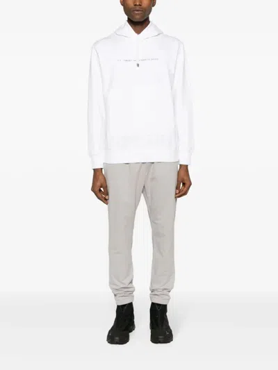 C.p. Company C.p.company Metropolis Series Stretch Fleece Graphic Hoodie In White