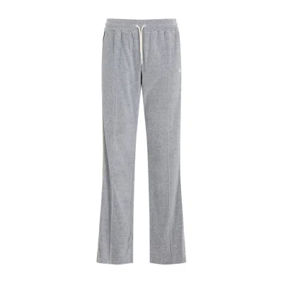 Celine Grey Logo Jogger Trousers In Gray