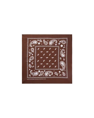 Billionaire Boys Club Flying B Paisley Bandana In Brown