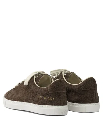 Common Projects Achilles Suede Sneakers In Brown