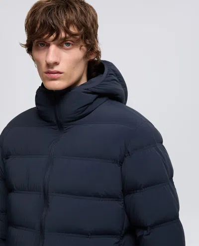 Aspesi Giubbotto Hobbs In Tessuto Tecnico Stretch - Navy In Blue