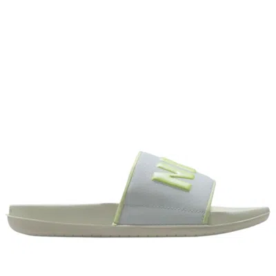 Nike (wmns)  Offcourt Slide 'light Silver Barely Volt' In Multi