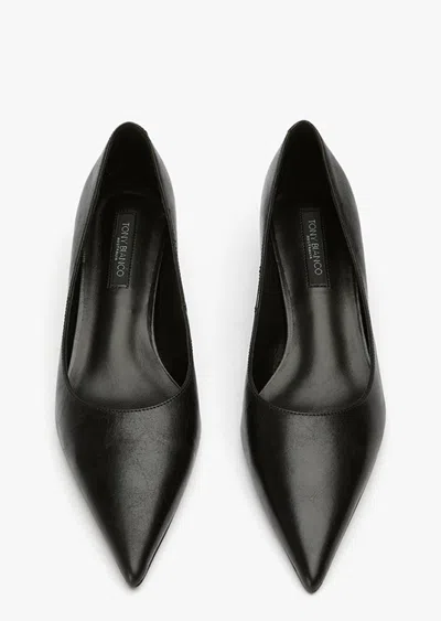 Tony Bianco Cherry Kitten Heel Pumps In Black