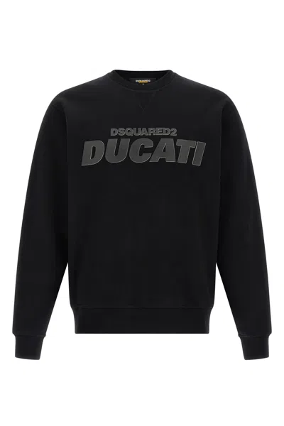 Dsquared2 X Ducati Capsule Sweatshirt In Black