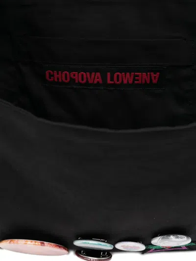 Chopova Lowena Wicko Shoulder Bag In Black
