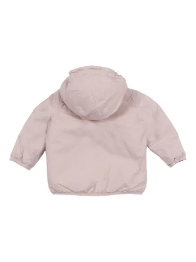 K-way Hooded Padded Jacket In Pink