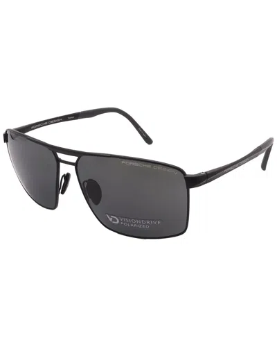 Porsche Design Men's P8918 63mm Polarized Sunglasses In Gray