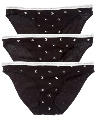 Calvin Klein 2pk Ck One Bikini In Black