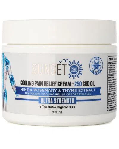 Sunset 2oz Relaxing & Restorative Cbd Infused Body Relief Cream 250mg