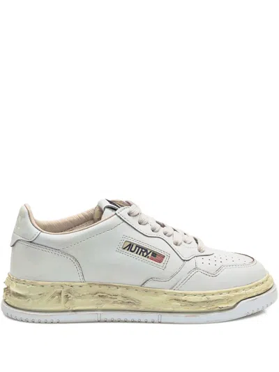 Autry X Mihara Yasuhiro Medalist Super Vintage Sneakers In White