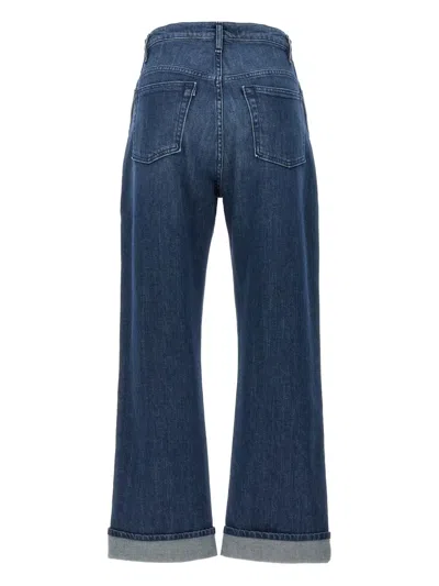 3x1 Claudia Extreme Trousers In Blue