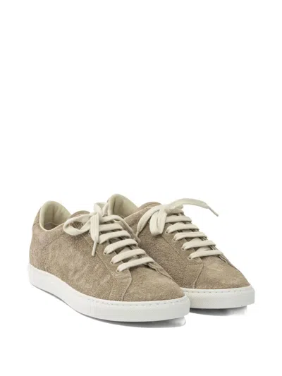 Common Projects Casual Low-top Suede Sneakers And Slip-ons In Neutral