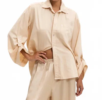 Cali Dreaming Neo Collared Shirt In Mask In Animal Print