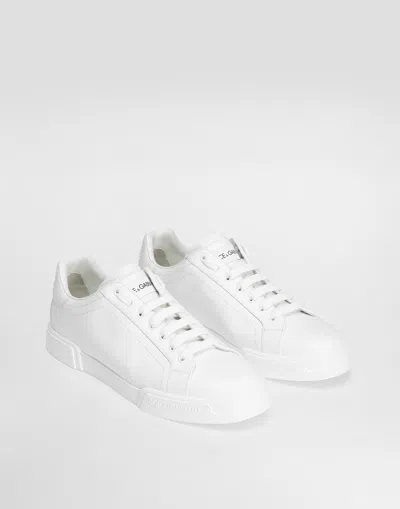 Dolce & Gabbana Dolce&gabbana Portofino White Low Trainer In White