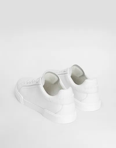 Dolce & Gabbana Dolce&gabbana Portofino White Low Trainer In White