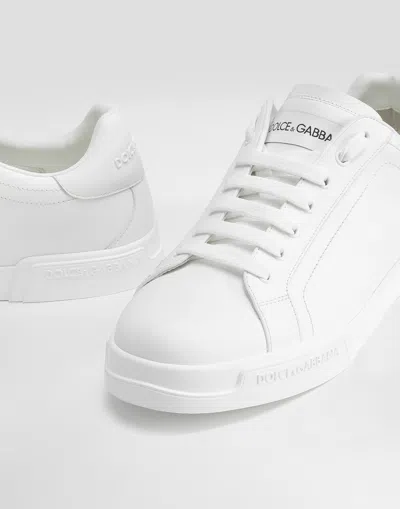 Dolce & Gabbana Dolce&gabbana Portofino White Low Trainer In White