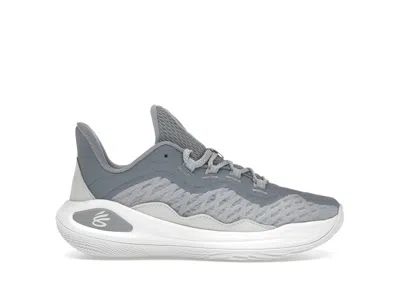 Pre-owned Under Armour Curry 11 Future Wolf Sneakers Inclay In White/white Clay/steel In Multi