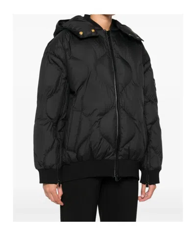 Pinko Puffer Jacket With Quilted Pattern In Black
